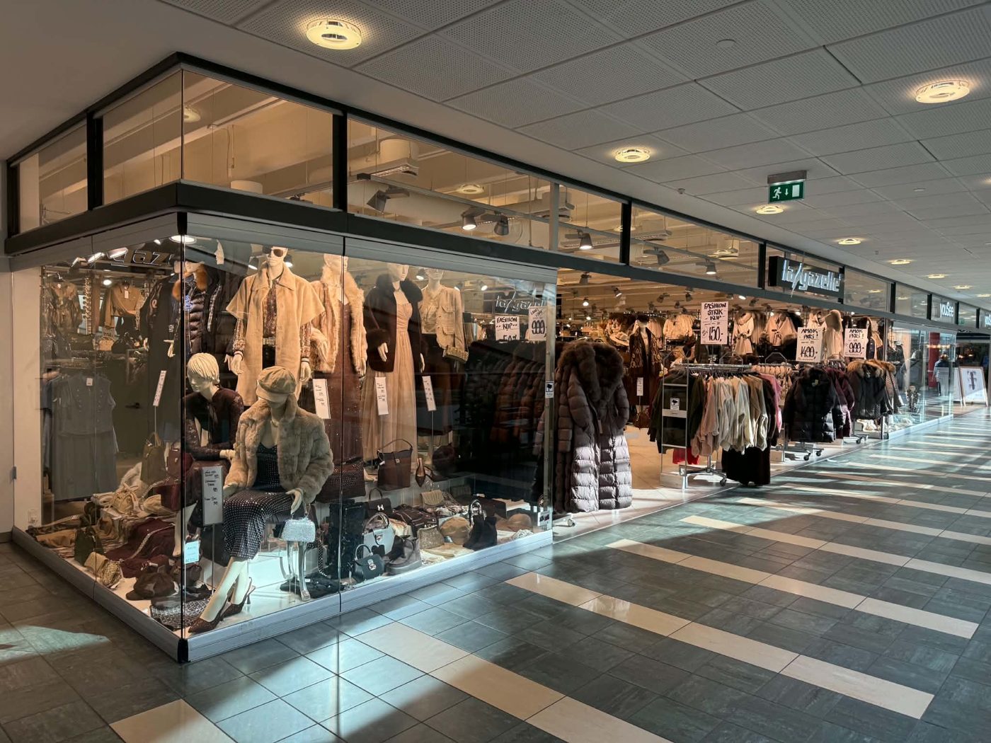 La Gazelles butik i R&oslash;dovre Centrum