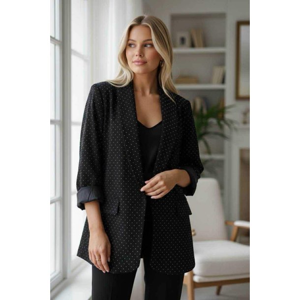 BLAZER W/STRASS 2607-BLACK