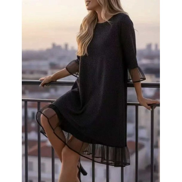 DRESS SEQUIN 39390-BLACK