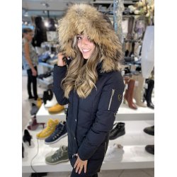 KENDALL FUR-BLACK/NATUR