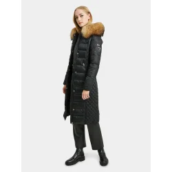 KESHA FUR-BLACK/NATUR