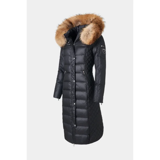 KESHA FUR-BLACK/NATUR