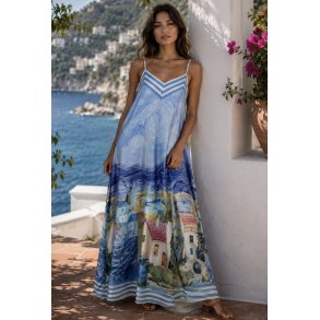 LANDSCAPE DRESS 25618-SKYBLUE