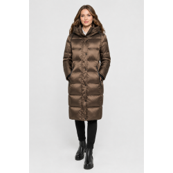 FAWN DOWN COAT-BROWN