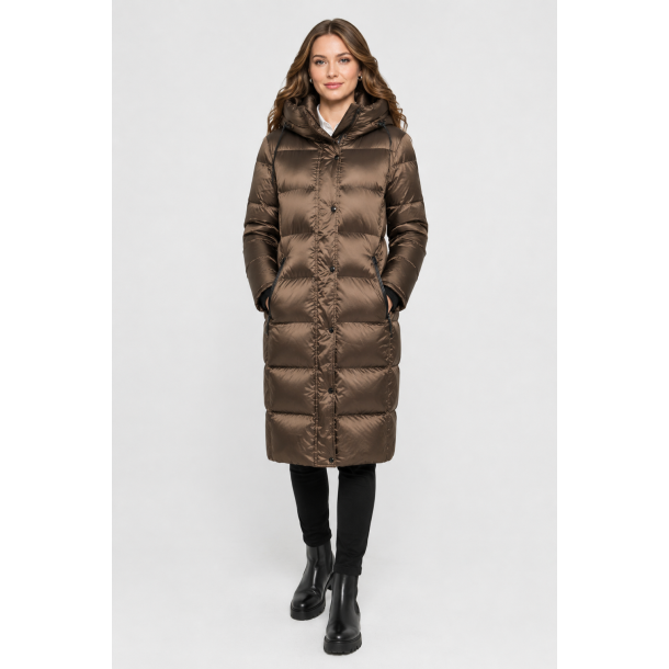 FAWN DOWN COAT-BROWN