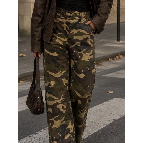 CAMOUFLAGE PANTS JE-605-ARMY