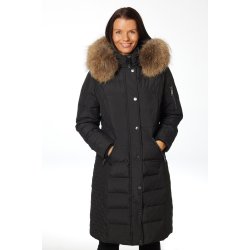 ALETT FUR-BLACK/NATUR