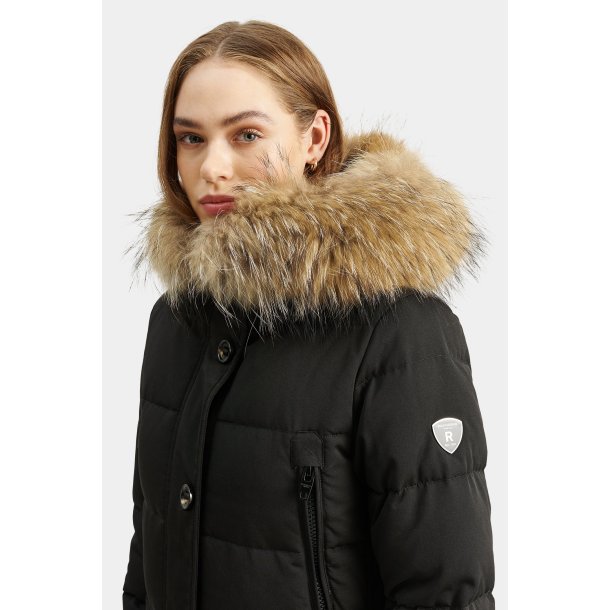 SPARROW FUR-BLACK/NATUR