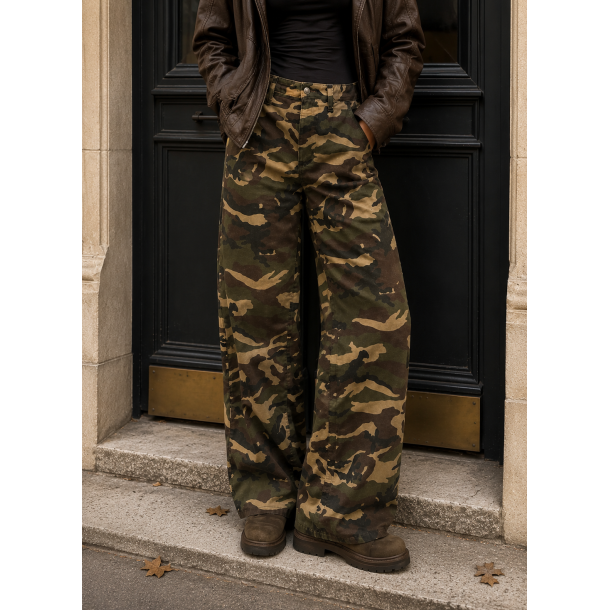 CAMOUFLAGE PANTS JE-605-ARMY