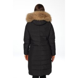 ALETT FUR-BLACK/NATUR