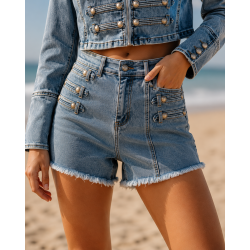 NAPOLEON SHORTS S9346M-JEANS