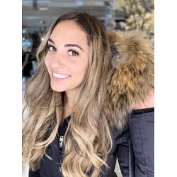 KENDALL FUR-BLACK/NATUR