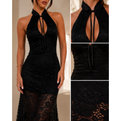 LACE DRESS 26550-BLACK