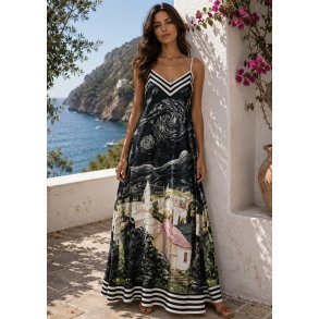 LANDSCAPE DRESS 25618-BLACK