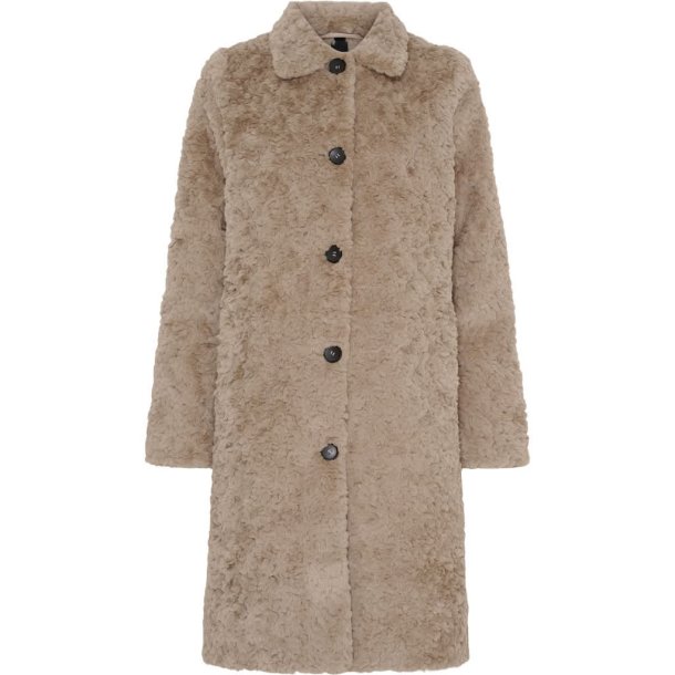 NOMADRID FAUX COAT 40447-TAUPE