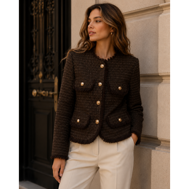 JACKET 26032-CHOCOLATE