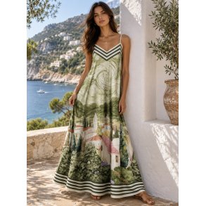 LANDSCAPE DRESS 25618-KAKI