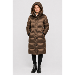FAWN DOWN COAT-BROWN