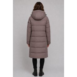 FALCON DOWN COAT-DARK TAUPE