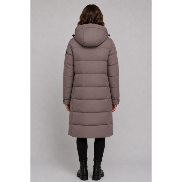 FALCON DOWN COAT-DARK TAUPE