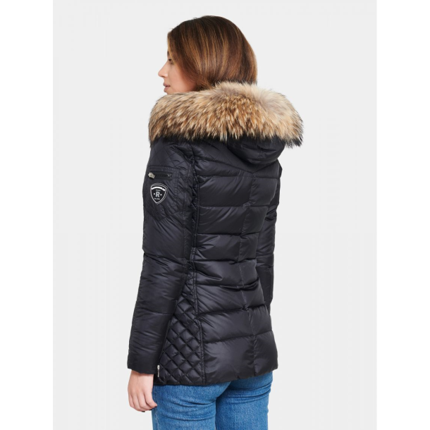 BEAM MID FUR-BLACK/NATUR