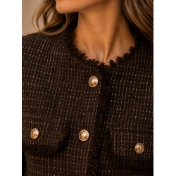 JACKET 26032-CHOCOLATE
