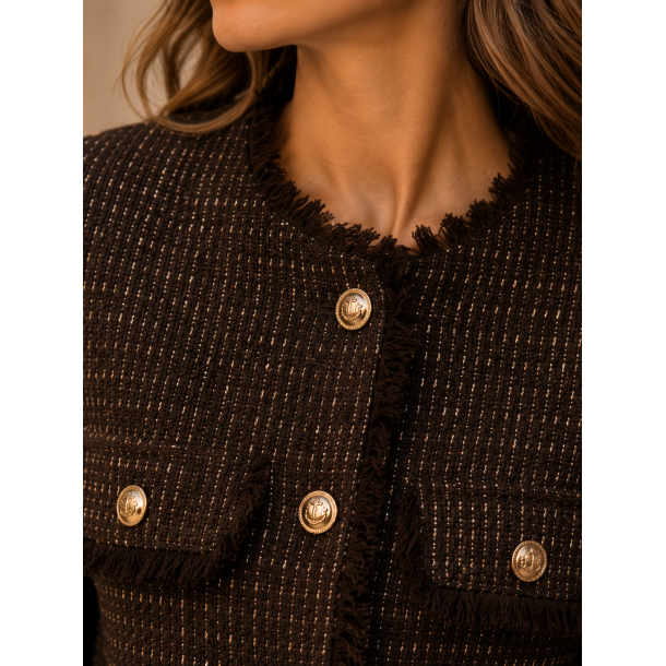 JACKET 26032-CHOCOLATE
