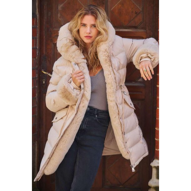 DIANA FAUX FUR BEIGE