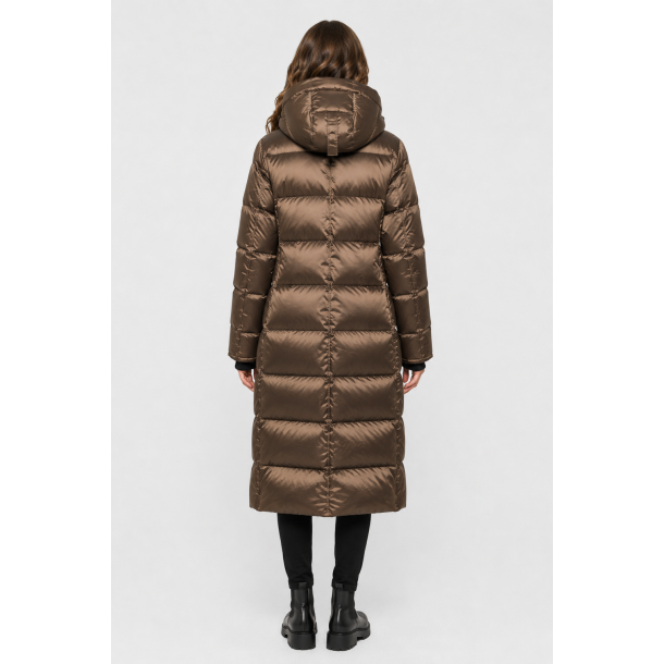 FAWN DOWN COAT-BROWN