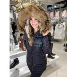 VALENCIA FUR BLACK/NATUR