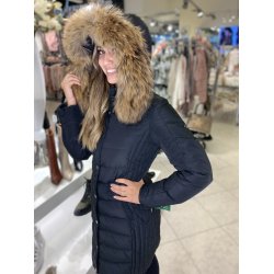 SAKI EVELYN COMFORT FUR-BLACK/NATUR