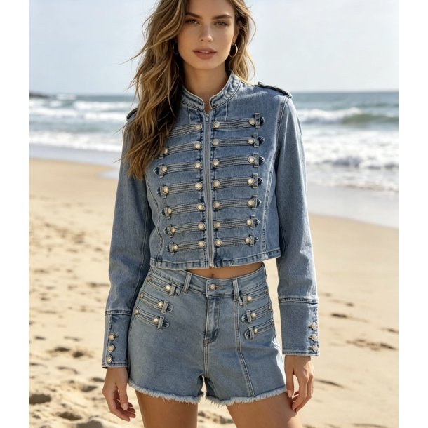 NAPOLEON JACKET V9350M-JEANS