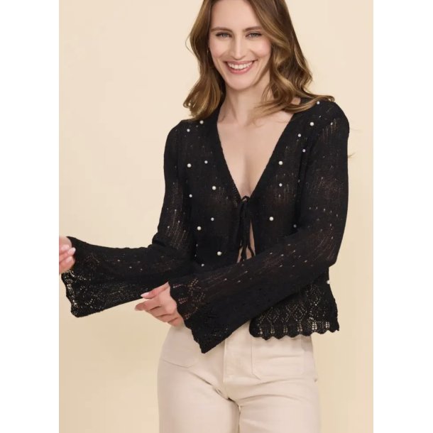 CARDIGAN 06LC85-BLACK