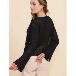 CARDIGAN 06LC85-BLACK