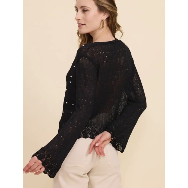 CARDIGAN 06LC85-BLACK