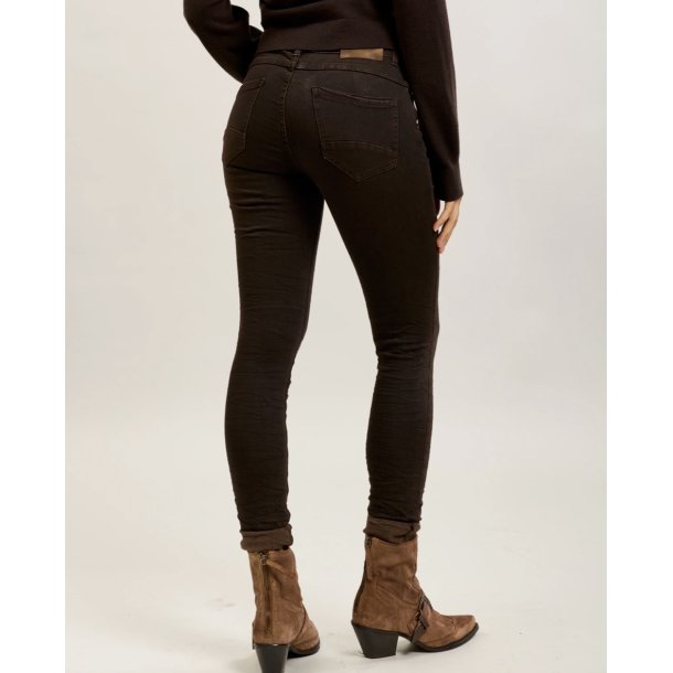 TOXIS SLIM JEANS L5223-116-DARK BROWN