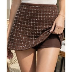 DIAMOND SKORTS M7620-BROWN