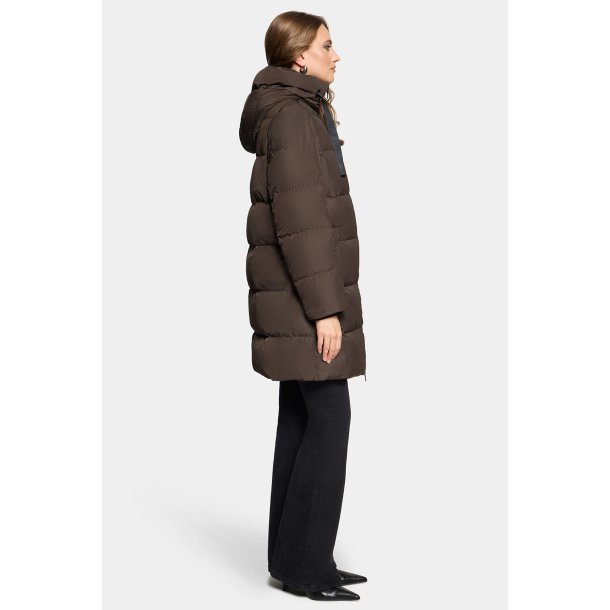SAMANTHA DOWN JACKET-COFFEE BROWN