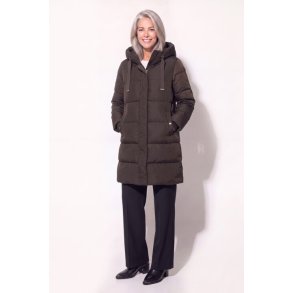 SAKI COAT LEONA-COFFEE BROWN