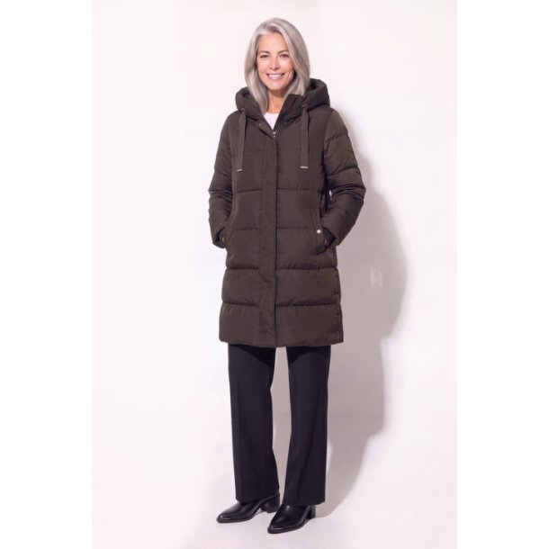 SAKI COAT LEONA-COFFEE BROWN