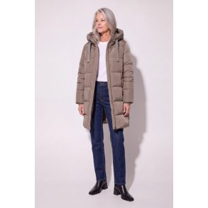 SAKI COAT LEONA-MOCHA CREAM