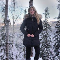 CEDRICO MONET FUR-BLACK/NATUR