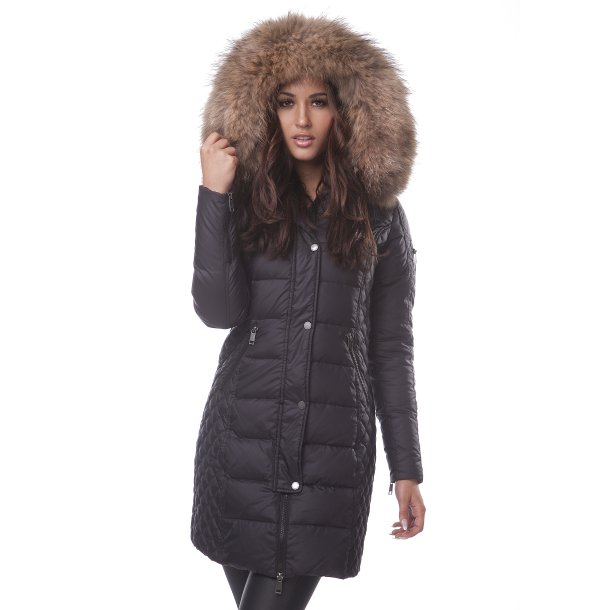 BEAM FUR-BLACK/NATUR