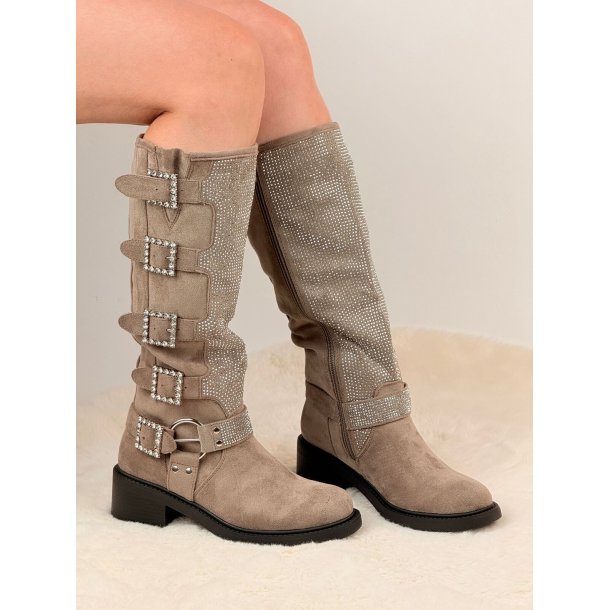 PARIS BOOTS WZ688-116-TAUPE