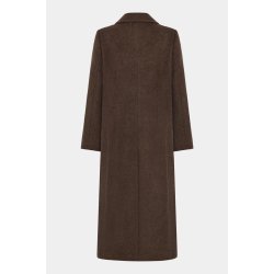 WOOL COAT CHARLOTTE-PINECONE BROWN