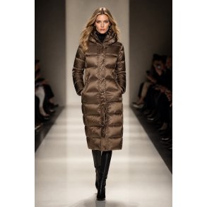 FAWN DOWN COAT-BROWN