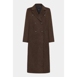 WOOL COAT CHARLOTTE-PINECONE BROWN
