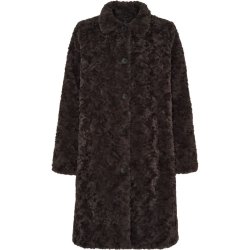 NOMADRID FAUX COAT 40447-CHOCOLATE
