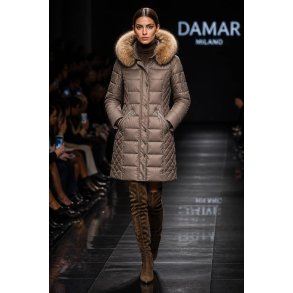 KATJA 2710 W/FUR-CHOCOLATE