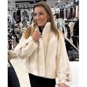 BEIGE FAUX FUR